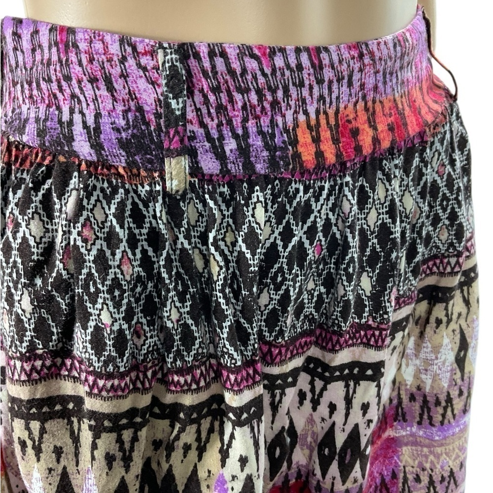 Tracy Evans Limited Multicolor Boho Print Mini Skirt Size Small - Picture 4 of 8